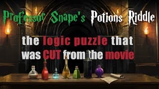 Học tiếng Anh qua phim Harry Potter - Câu đố độc dược của thầy Snape