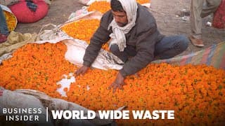 How Sacred Flowers Are Turned Into Incense Sticks | World Wide Waste